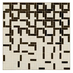 Geometric Coffee Table Contemporary Mosaic Tile Top