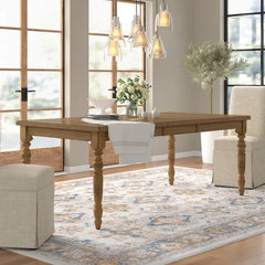 Gulbranson Dining Table Classic Turned Leg Design Allowing it to be Used