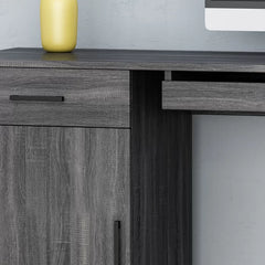 Dark Gray Kennedale Desk Stunning Style for your Study Room or Office Space