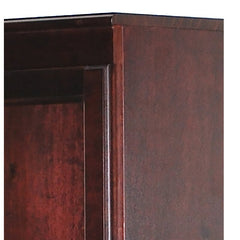 Cherry Kesterson Armoire Four Door Storage Cabinet Strikes