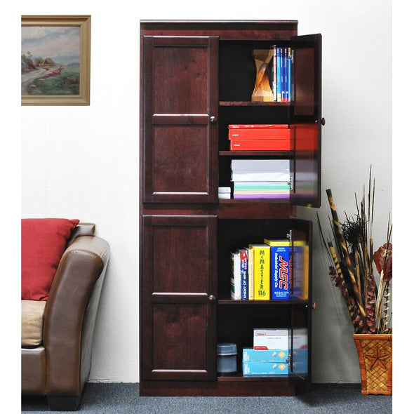 Cherry Kesterson Armoire Four Door Storage Cabinet Strikes