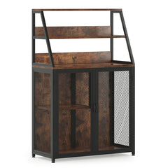 Marylane Bar Cabinet 5-Tier Storage Shelf in Different Height