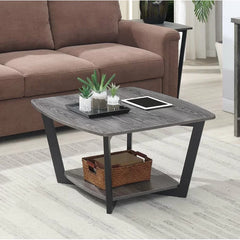 Migues Coffee Table Durable Tapered Powder Coated Metal Frame Design