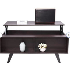 Olmo Lift Top Coffee Table with Storage Roomy Storage Space