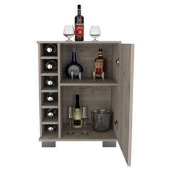 Ranzino Bar Cabinet Provides Storage for Bottles and Glassware