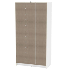 White Rhiannon Armoire Extra Storage Space Indoor Furniture