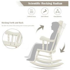 Rocking Chair Soft Seat Cushion with Good Resilience Adds Extra Comfort to your Hips