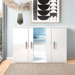 Sabala 47'' Wide Sideboard Cabinets Glass Door Perfect for Organize