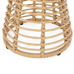 Wicker Side Table 15.50" W x 15.50" L x 15.50" H Unconventional Yet Sleek Look for your Patio Space