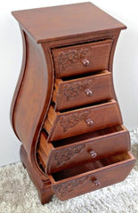 5 Drawer Windsor Hand-carved Bombay Dresser