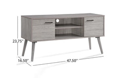 1 Amarah Mid Century Modern Wood TV Stand - Media Center Balance