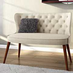 Sempronius 40.94'' Armless Loveseat Modern Farmhouse Perfect for Livnng Room or Bedroom