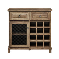 Reclaimed Barnwood Small Bar Cabinet Maximize your Space Without Sacrificing Style