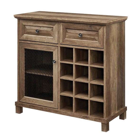 Reclaimed Barnwood Small Bar Cabinet Maximize your Space Without Sacrificing Style