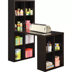 Espresso Desk Organize Your Home Office, Sewing Room Or Crafting Space With The Desk