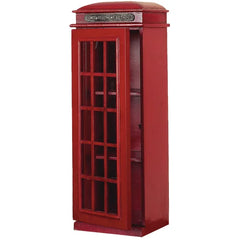 30'' Tall Single Telephone Booth Perfect for Organizer 3-Tier Storage Cabinet