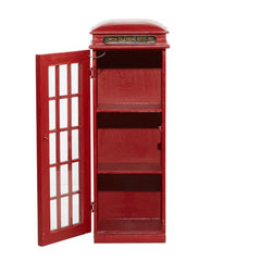 30'' Tall Single Telephone Booth Perfect for Organizer 3-Tier Storage Cabinet