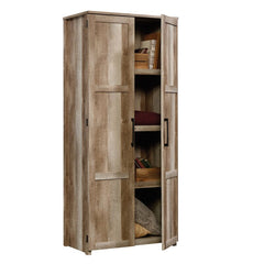 Lintel Oak Tiberius Armoire Hidden Storage Behind Doors