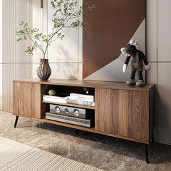 Tv Stand D016 Easy Access to the Cut Out Hole Aesthetic Indoor Design