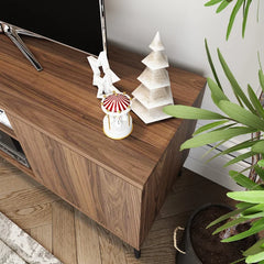 Tv Stand D016 Easy Access to the Cut Out Hole Aesthetic Indoor Design