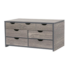 Wooden Jewelry Box The Chic Style of Jewelry Box Gives it A Modern With A Contemporary Gray Woodgrain Finish