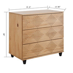 Davares 3 Drawer 31.5'' W Dresser  Good Sturdiness and Durability