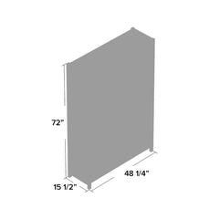 Sindoori Mango Tiffin 72'' H x 48.25'' W Standard Bookcase Corral Clutter