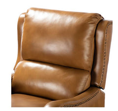 Brick Brigida Cigar Genuine Leather Recliner for Living Room