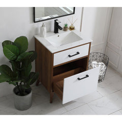 Kenn 24'' W x 18" D x 33" H Single Bathroom Vanity Set