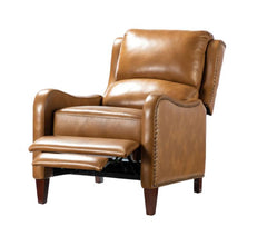 Brick Brigida Cigar Genuine Leather Recliner for Living Room